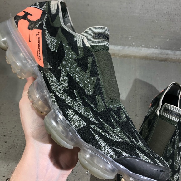 Nike Other - Nike x ACRONYM Vapormax Moc 2 olive orange size 11